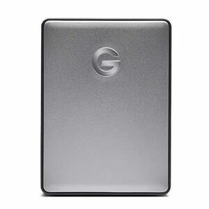 【中古】 G-Technology ポータブルHDD 2TB スぺースグレイ G-DRIVE Mobile USB-C