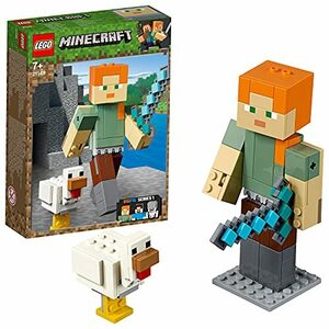 【中古】 レゴ (LEGO) マインクラフト マインクラフト ビッグフィグ アレックスとニワトリ 21149 ブロック