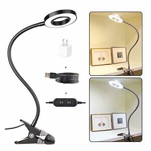 【中古】 CLOOOUDS 7W Desk Lamp Eyelash Extension Light LED Clip