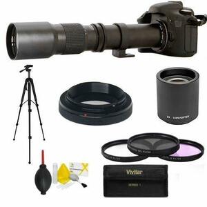 【中古】 HD望遠鏡 望遠鏡 望遠鏡 望遠ズームレンズ 500-1000MM Canon EOS Rebel T3 T3