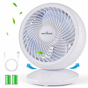 [ used ] KEYNICE circulator yawing quiet sound electric fan ornament desk DC motor powerful sending manner manner power 3 -step style 