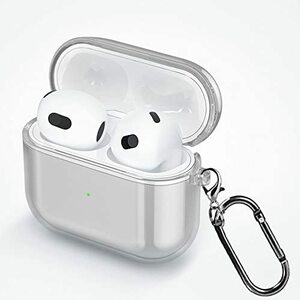 【中古】 For Airpods 3 ケース HVUYAL 第3世代 適用 多色選択 紛失防止用のフックをした 軽量 キ