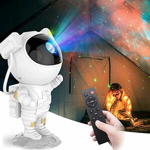【中古】 スタープロジェクター プラネタリウム 家庭用 星空ライト ベッドサイドランプ 投影ランプ ユニークな宇宙飛行士