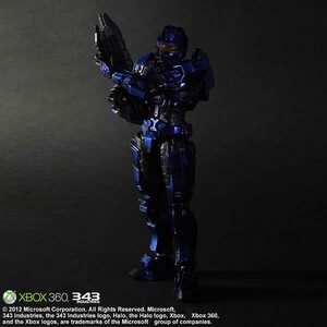 【中古】 Halo: Combat Evolved PLAY ARTS改 Spartan Mark V Blue 【En