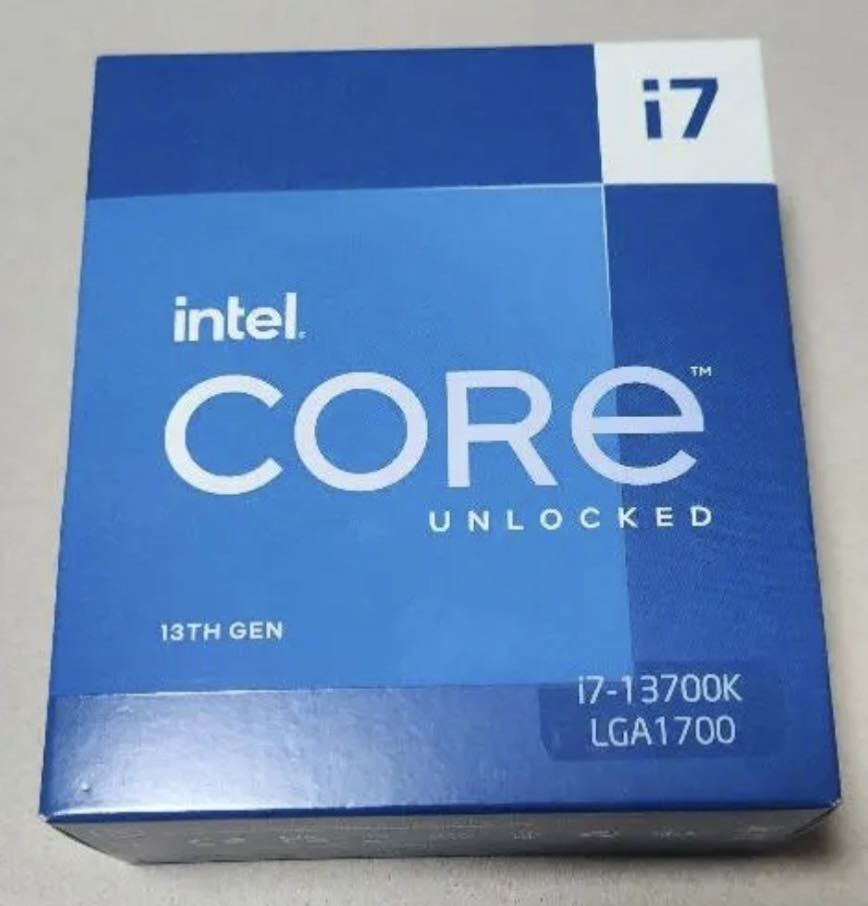 輝く高品質な 新品未開封 intel core i7 13700K box PCパーツ