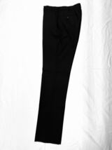 未使用 サマースーツ Y6 清涼快適 スーツ ビジネス スーツ シングルスーツ ブラックストライプ 背抜き サイドベンツ ノータック　130011_画像6
