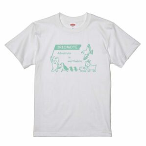 西表島(いりおもてじま)の動物Tシャツ　Lサイズ