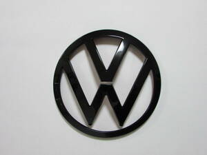 VW フォルクスワーゲン ゴルフ8 フロントエンブレム カバー ブラック 艶有り 被せタイプ MK8 GTI