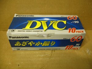 ▽Panasonic AY-DVM60V10 miniDVカセットテープ 60分 10個パック 新品 パナソニック DVM60