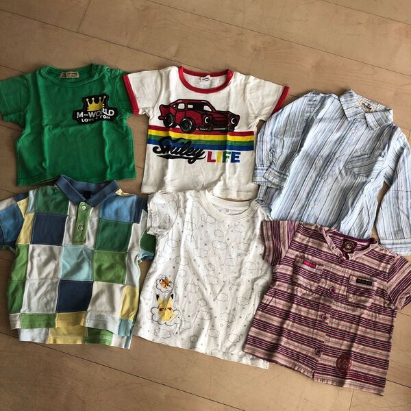 男の子 90 まとめ売り 半袖Tシャツ ポロシャツ ブラウス