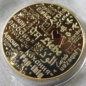 クック諸島 コレクションコイン 記念メダル 愛 LOVE ハート 太陽 陰陽 24KP 1oz 1オンス 金貨 プレゼント ニュージーランドの画像4