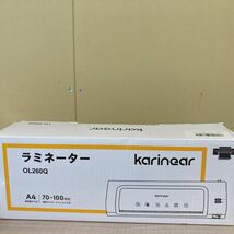 ※6603　karinear ラミネーター　OL260Q　A4　新品未使用_画像6