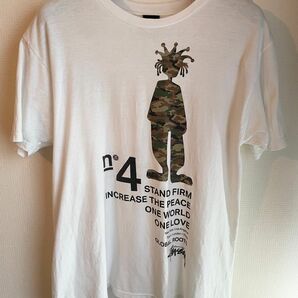 希少品【STUSSY】ステューシー★シャドーマン★カモフラ★USA★Tシャツ★M