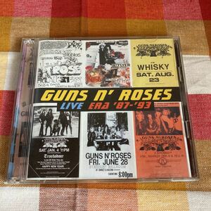 CD GUNS N' ROSES Live Era 87-93/ gun z& low zez Japanese record 2 sheets set 