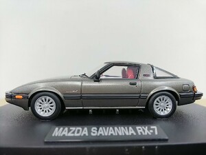 ■ MTECHエムテック 1/43 m4-12-b マツダ サバンナ RX-7 シルバー モデルミニカー