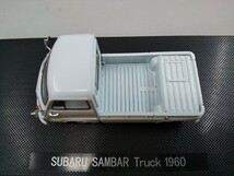 ■ EBBROエブロ 1/43 SUBARU SAMBAR Truck 1960 L.BLUE 43993 スバルサンバトラック 軽トラモデルミニカー　希少_画像4