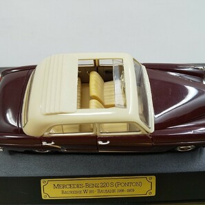 ■ FALLERファーラー 1/43 4325 Mercedes-Benz 220 S (Ponton) メルセデスベンツモデルミニカー 希少モデルの画像5