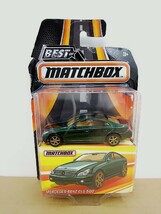 ■ MATCHBOX マッチボックス 1/64ほど Mercedes-Benz CLS 500 ダークグリーン メルセデスベンツ ミニカー_画像1