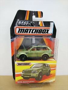 ■ MATCHBOXマッチボックス 1/64ほど RANGE ROVER SPORT シャンパングリーン レンジローバースポーツ ミニカー