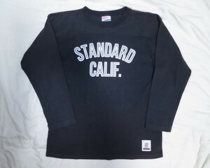 STANDARD CALIFORNIA スタンダード カリフォルニア ★ 七分袖 フットボール Tシャツ M ブラック 