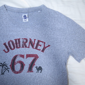 HRM ハリウッドランチマーケット Tシャツ ２ サイズM　グレー　JOURNEY ラクダ キャメル