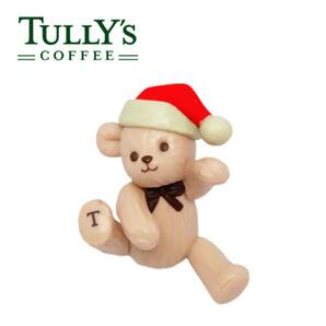 ★即決★ TULLY'S タリーズコーヒー ふちベアフル フチベアフル クリスマス 限定 サンタクロース サンタ テディベア フィギュア くま