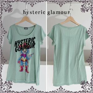 送料無料　大人気　hysteric glamour ヒステリックグラマー　半袖Tシャツ　グリーン　フリーサイズ　レディース　ベア　くま