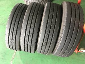 x476-3-7 ☆215/70R17.5 BS デュラビスR205 中古4本♪ 残溝11ｍｍ ブリヂストン♪ k120