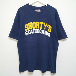 即決 XL 90s shorty’s ショーティーズ Tシャツ オールド skateboards USA製