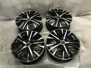 Weds LEONIS ウェッズ レオニス 17インチ 17×7J ET 53 PCD 114.3 5H アルミホイール 中古 クラウン プリウス オデッセイ シビック 等