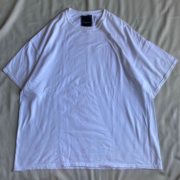 アンリラクシング unrelaxing オーバーサイズ ビッグシルエット ルーズTシャツ カットソー 半袖 Mサイズ ホワイト 白