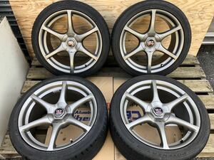 日産 スカイラインGT-R BNR34 純正18インチホイール 4本セット 9J +30 GTR BNR32 BCNR33 R32 R33 R34 鍛造 FORGED NISSAN