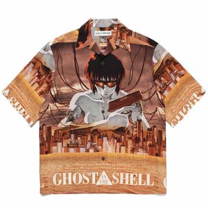 XL wacko maria 攻殻機動隊 ghost in the shell aloha shirt アロハ シャツ ワコマリア アニメ コラボ