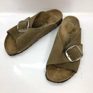 □BIRKENSTOCK AROSA SUEDE サンダル 40(26.0cm) ビルケンシュトック アローサ メンズ 別注 B&Y ビッグバックル 複数落札同梱OK B230707-3