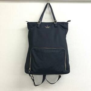 □Kate spade 3wayリュック 黒 ケイトスペード レディース BARU6067 トートバッグ ショルダー 複数落札同梱OK B230731-301