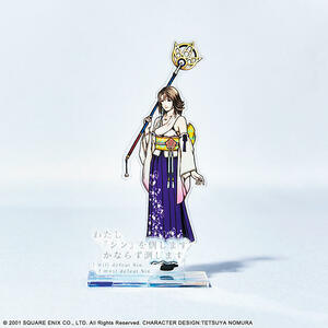  Final Fantasy X acrylic fiber stand yuunask wear * enix FINAL FANTASY 10skeni game goods character goods 