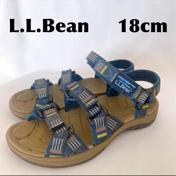 L.L.Bean エルエルビーン　キッズ カタディアン サンダル 18cm ロゴ入り　美品です☆