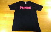 ザ・クロマニヨンズ PUNCH Tシャツ SIZE:M 黒 送料215円～_画像1