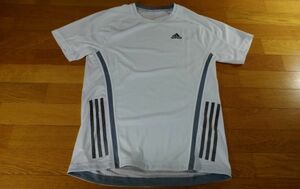 adidas running アディダス adiSN リフレクト プラクティスシャツ プラシャツ SIZE:L 白 送料215円～