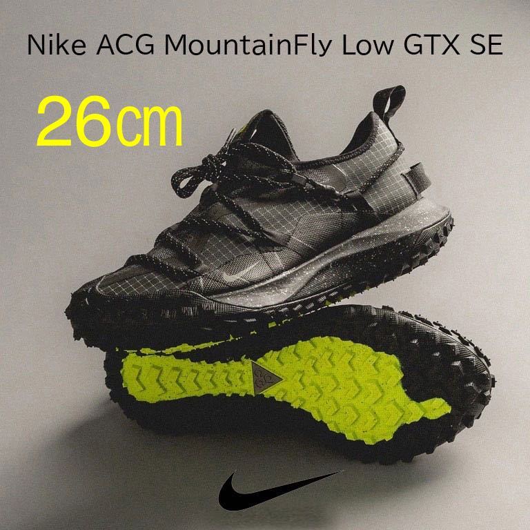 新品】26 5㎝ Nike ACG Mountain Fly Low GTX SE Black ナイキ ACG