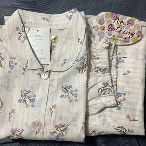 レディース夏用パジャマ 半袖長パンツ 新品 M