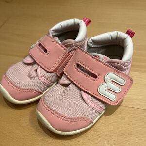 ミキハウス MIKI HOUSE ピンク 女の子 スニーカー　13.5 13.5cm 靴 ベビー シューズ 赤ちゃん 履きやすい ファーストシューズ かわいい