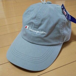 薄水色 Champion 新品 綿 キャップ