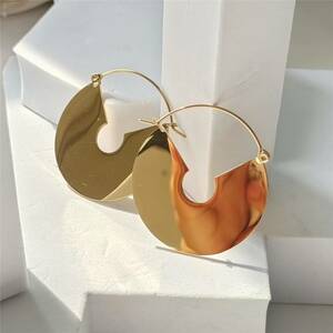  выгодная покупка * женский Gold / серебряный серьги обруч серьги шт .. простой модный изысканный дизайн подарок 