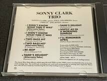 c25) SONNY CLARK TRIO WITH PAUL CHAMBERS PHILLY JOE JONES / ソニー・クラーク・トリオ BLUE NOTE_画像3