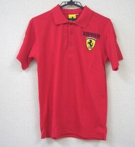 [ with translation * free shipping * new goods * prompt decision ]Ferrari polo-shirt red 2 M Ferrari red click post free shipping 