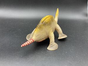 当時物 中古 ソフビ 怪獣 グビラ 1983 ウルトラマン バンダイ