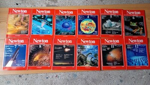 当時物 雑誌 状態良 美品 ニュートン Newton 1983年 1月〜12月号 付録付き まとめて セット