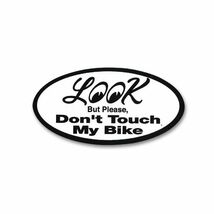 Look Don't Touch My Bike 63円発送可 mooneyes ムーンアイズ ステッカー moon eyes シール デカール 紙製 触らないで！_画像3