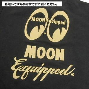 XLサイズ MOON Equipped ポロシャツ mooneyes ムーンアイズ ホワイト white 白 送料込み ムーン イクイップド ブラック 文字 筆記体の画像6